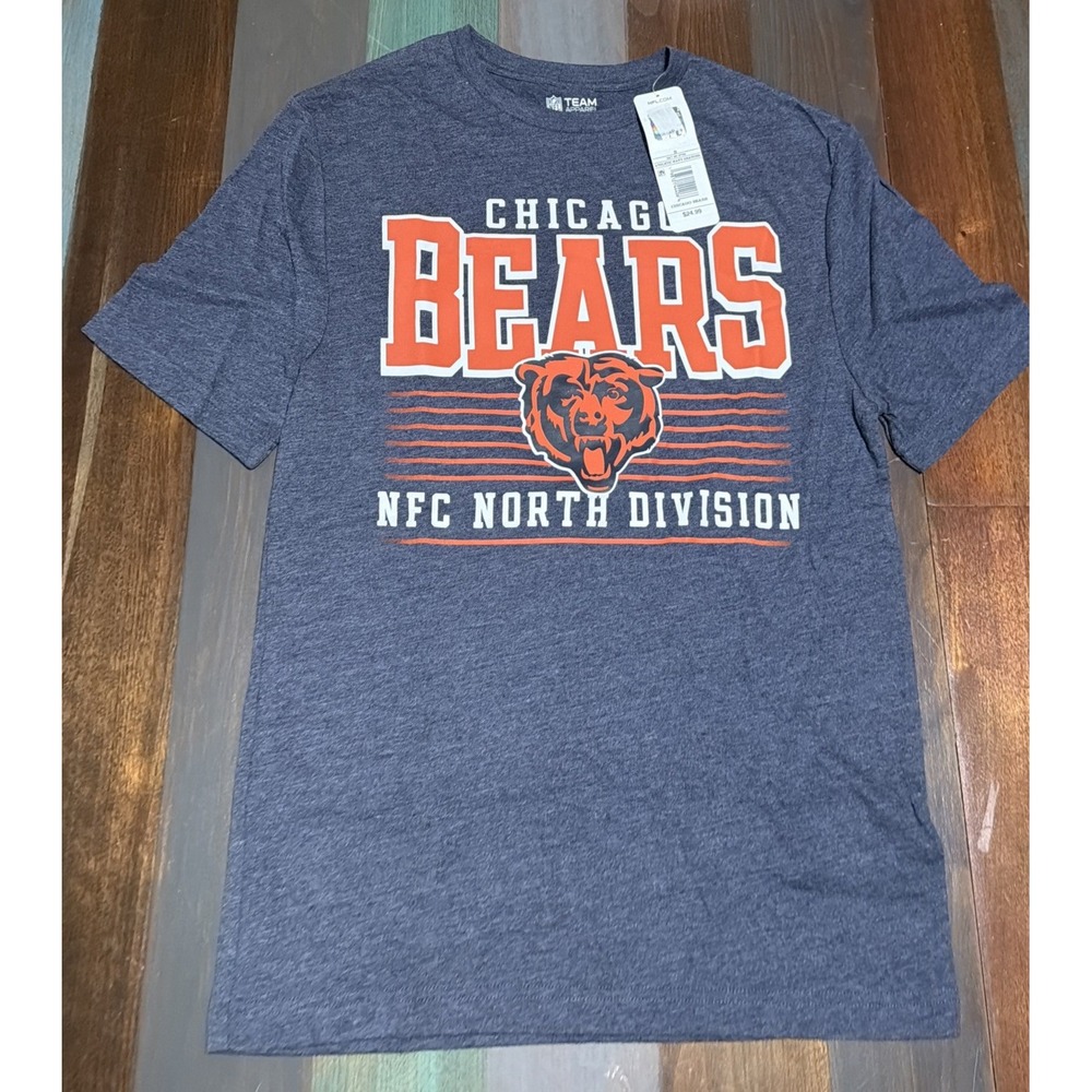 NFL Chicago Bears NFC North Division Men's Short Sleeve T-Shirt in Navy, S